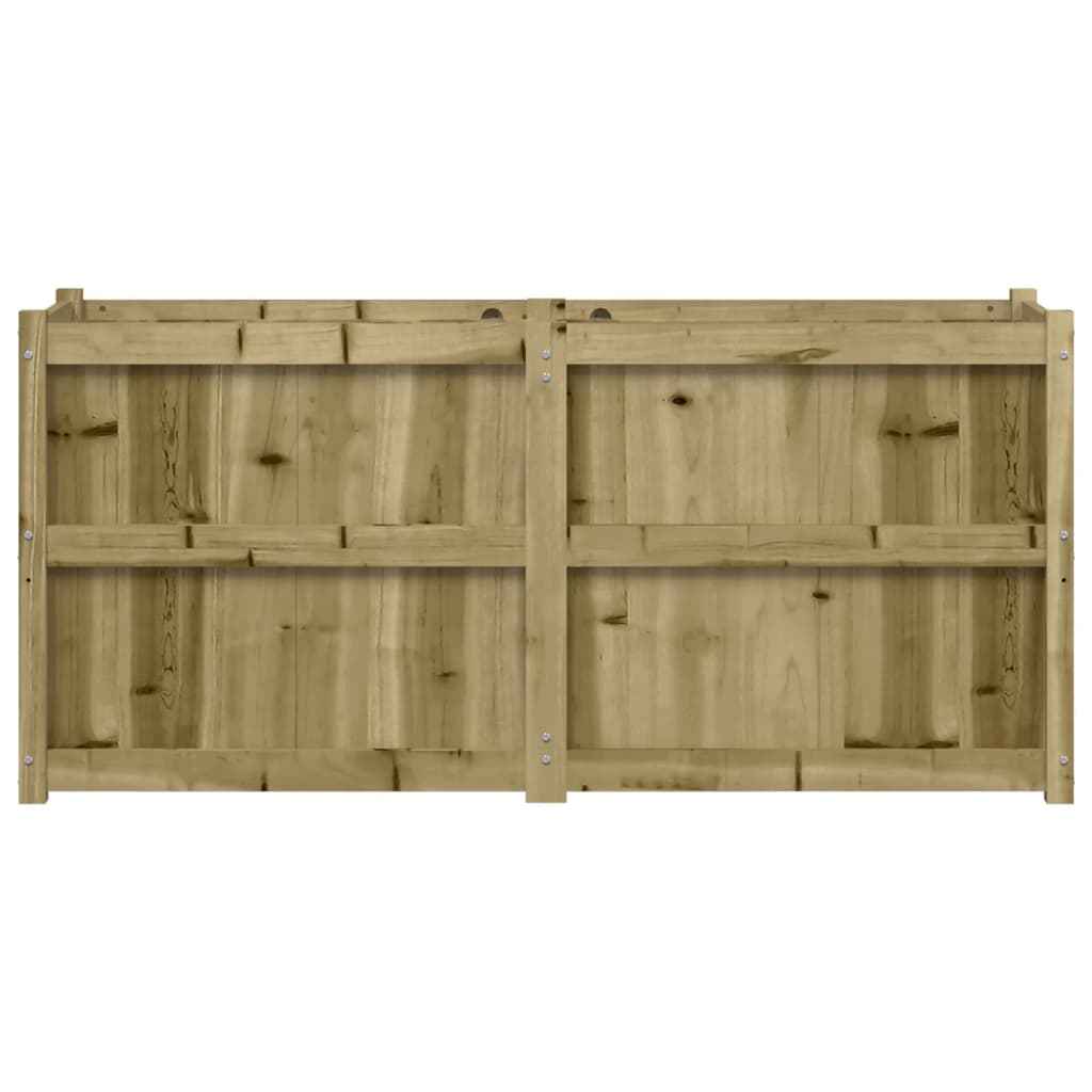 Plantenbak 50X50X70 Cm Geïmpregneerd Grenenhout Naturel geïmpregneerd