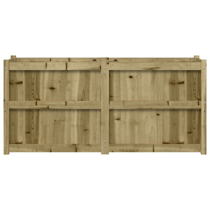 Plantenbak 50X50X70 Cm Geïmpregneerd Grenenhout Naturel geïmpregneerd