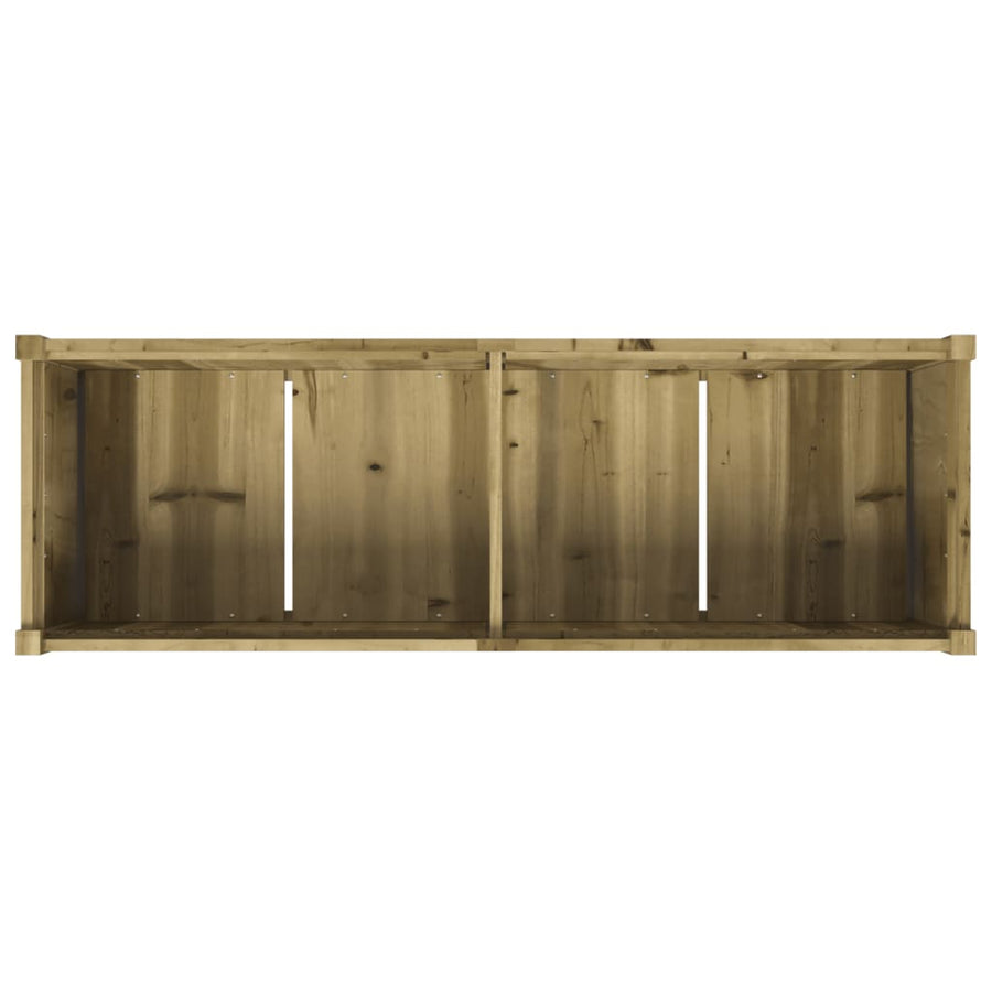 Plantenbak 50X50X70 Cm Geïmpregneerd Grenenhout Naturel geïmpregneerd