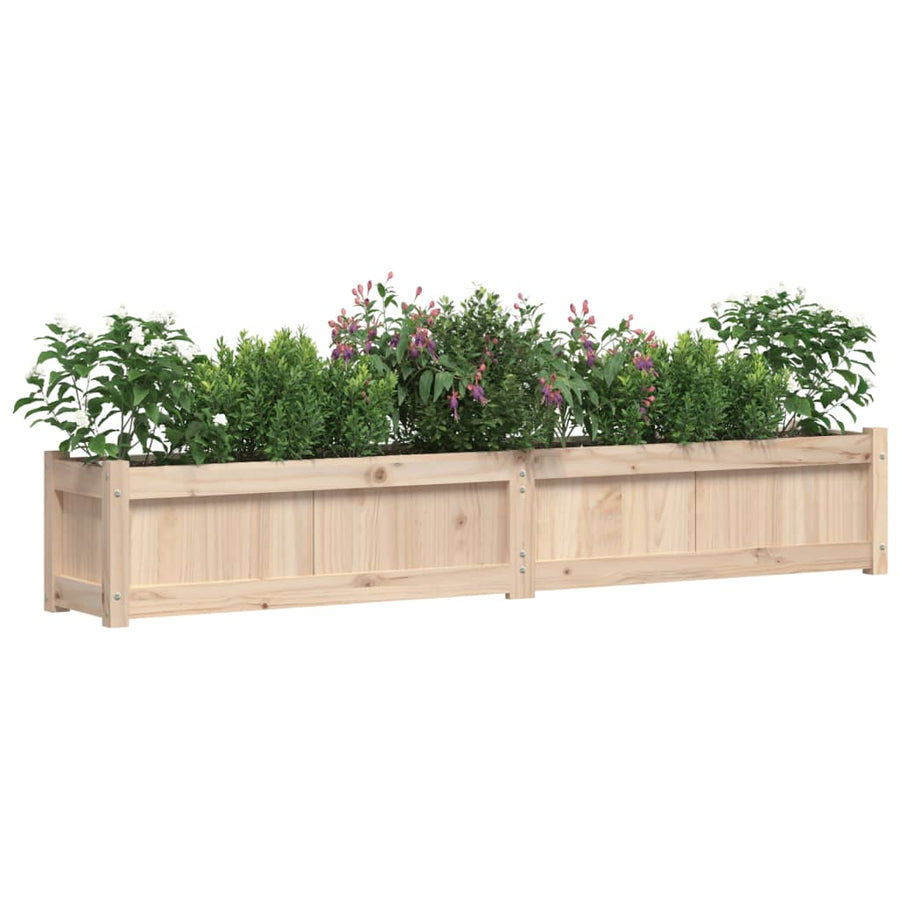 Plantenbak 80X3X3 Cm Massief Grenenhout 1 Natuurlijk grenenhout