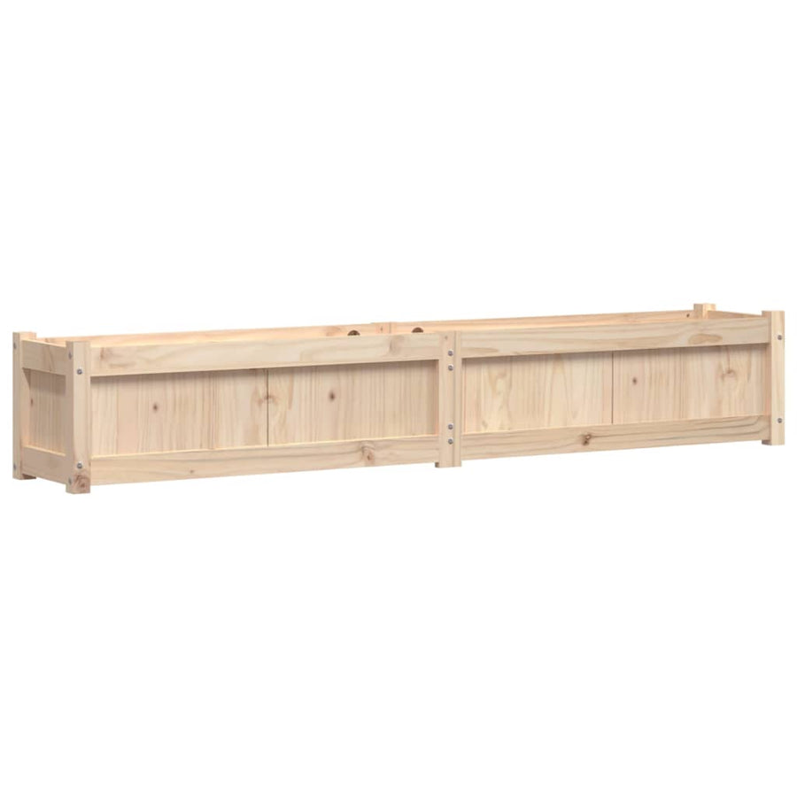 Plantenbak 80X3X3 Cm Massief Grenenhout 1 Natuurlijk grenenhout