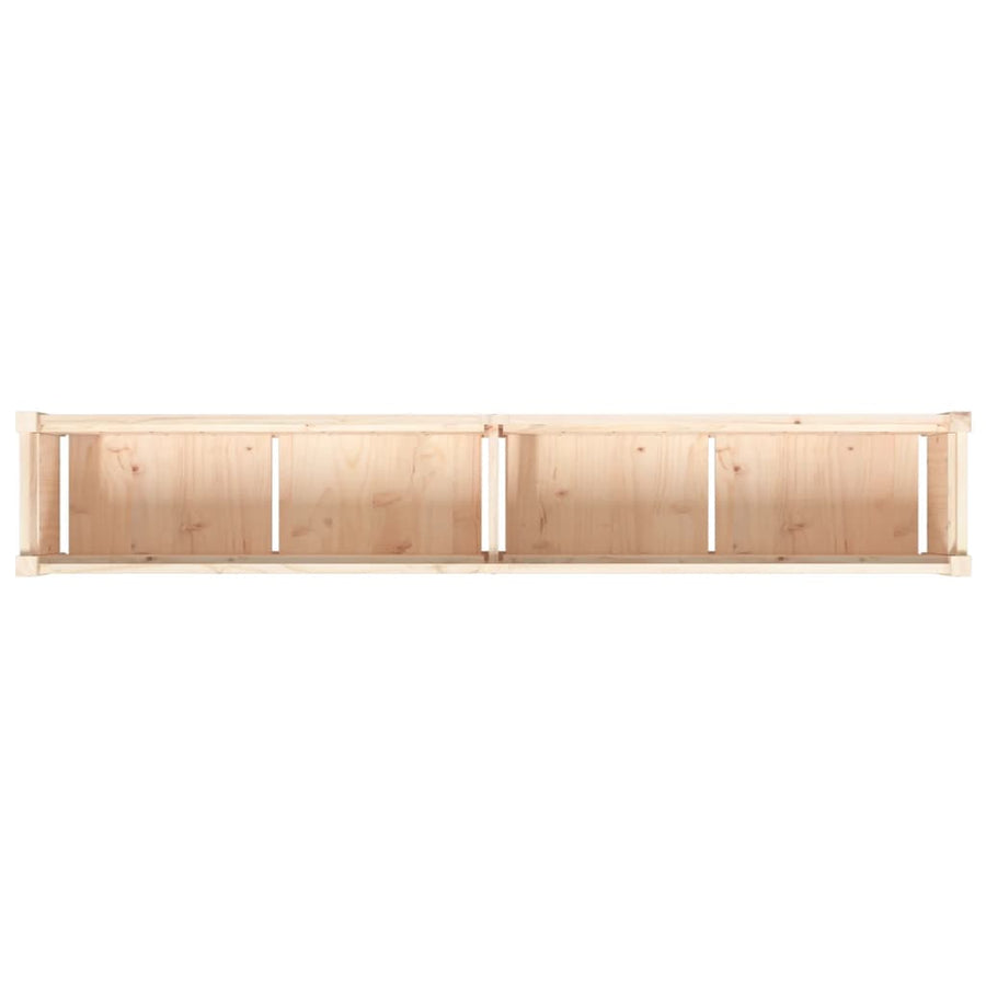 Plantenbak 80X3X3 Cm Massief Grenenhout 1 Natuurlijk grenenhout