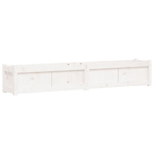 Plantenbak 180X31X31 Cm Massief Grenenhout Wit 1