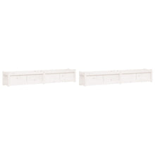 Plantenbakken Cm Massief Grenenhout Wit 2 Wit grenenhout