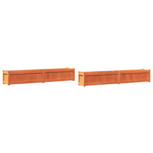 Plantenbakken 2 St Cm Massief Grenenhout Waxbruin