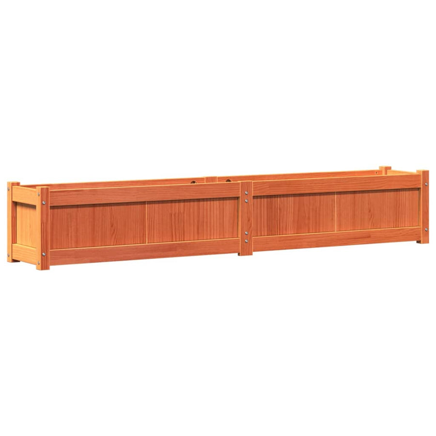 Plantenbakken 2 St Cm Massief Grenenhout Waxbruin