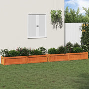 Planters 2 pcs cm solid pine wash brown