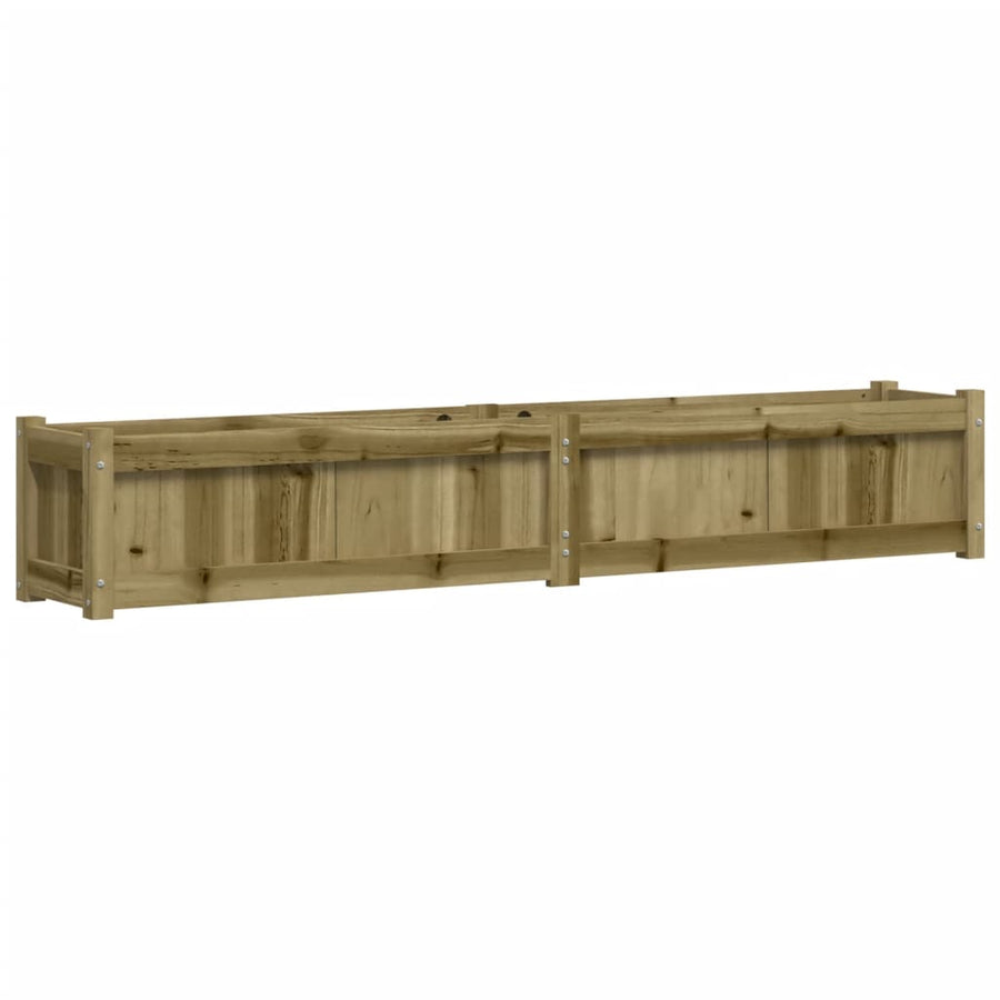 Plantenbak 80X3X3 Cm Geïmpregneerd Grenenhout 1 Naturel geïmpregneerd