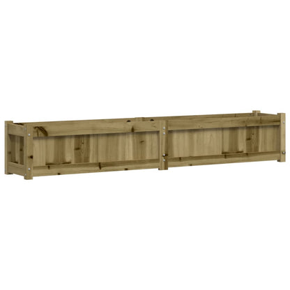 Plantenbak 80X3X3 Cm Geïmpregneerd Grenenhout 1 Naturel geïmpregneerd