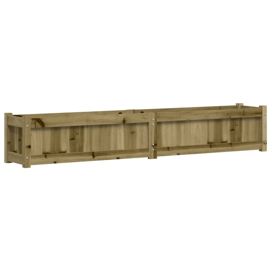 Plantenbak 80X3X3 Cm Geïmpregneerd Grenenhout 1 Naturel geïmpregneerd
