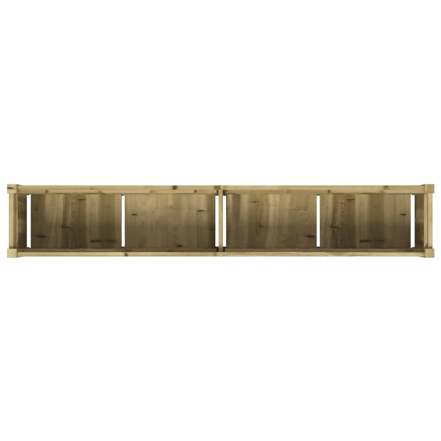 Plantenbak 80X3X3 Cm Geïmpregneerd Grenenhout 1 Naturel geïmpregneerd