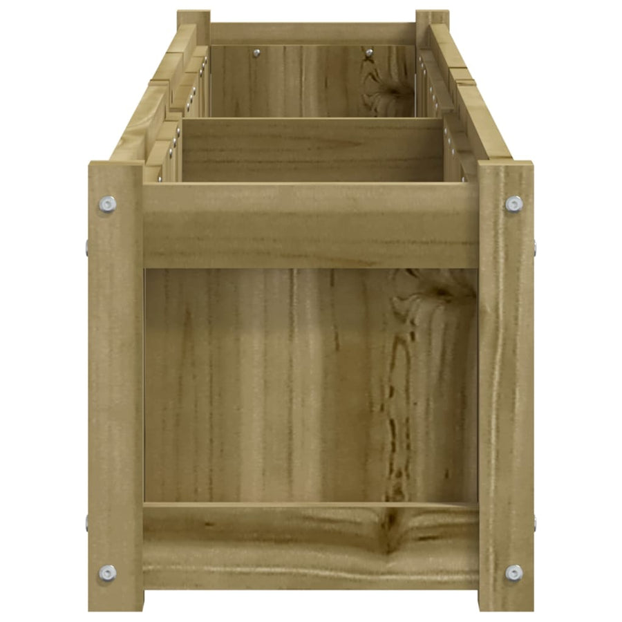 Plantenbakken Cm Geïmpregneerd Hout 2 Naturel geïmpregneerd