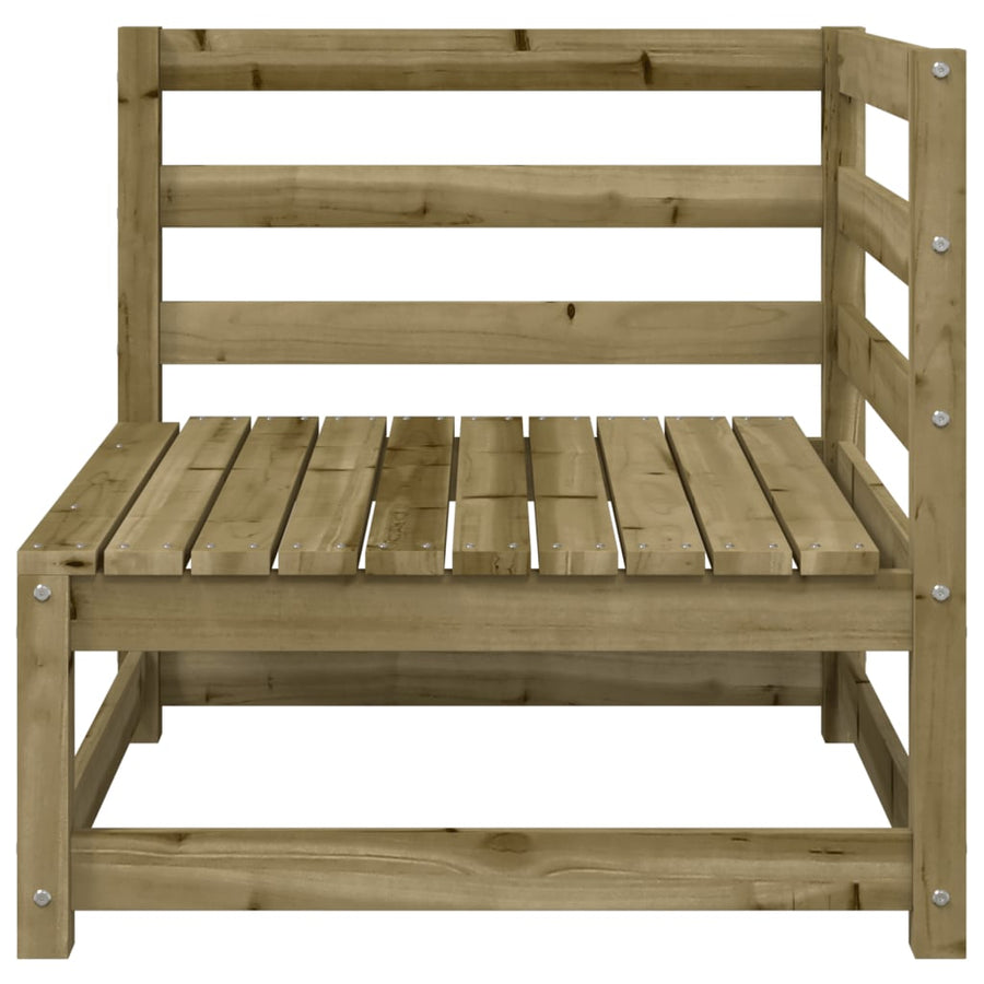 Tuin 70X70X67 Cm Geïmpregneerd Grenenhout Naturel geïmpregneerd Hoekbank