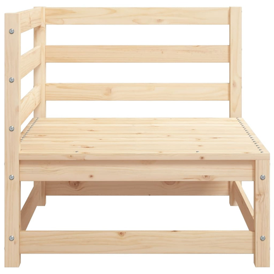 Tuinhoekbank 2 St 70X70X67 Cm Massief Grenenhout Natuurlijk grenenhout Hoekbank (2 st)