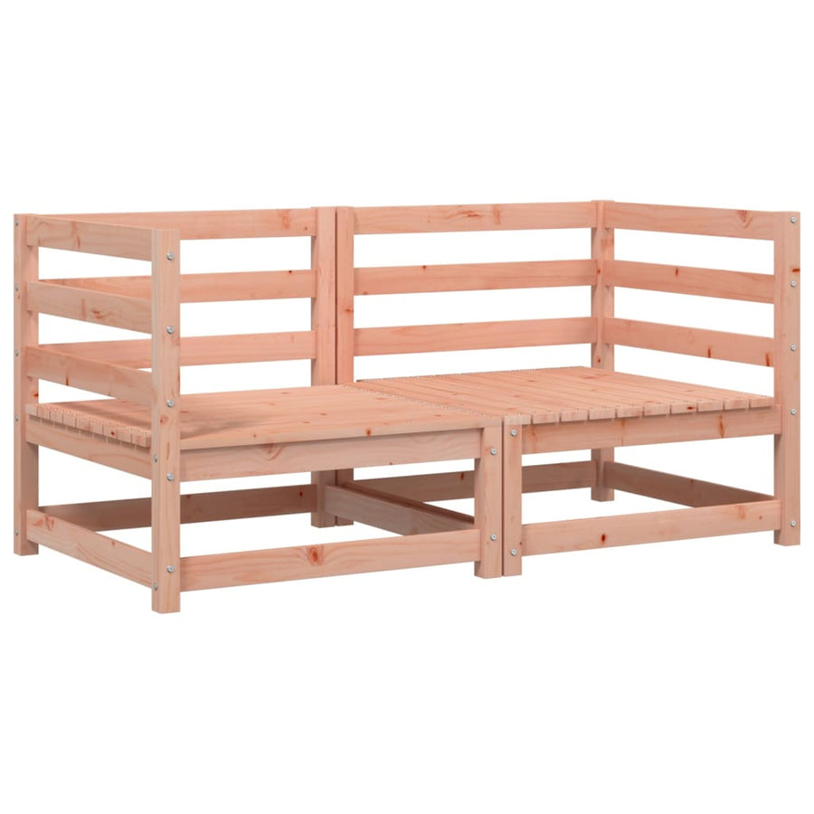 Tuinhoekbanken 2 St 70X70X67 Cm Massief Douglashout Natuurlijk douglashout Hoekbank (2 st)