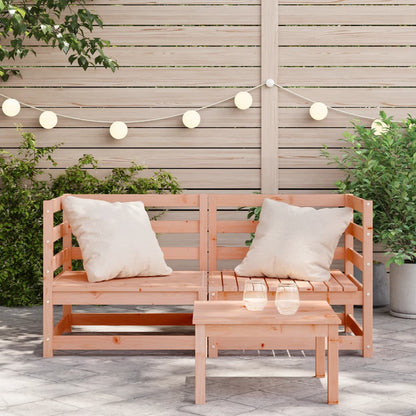 Tuinhoekbanken 2 St 70X70X67 Cm Massief Douglashout Natuurlijk douglashout Hoekbank (2 st)