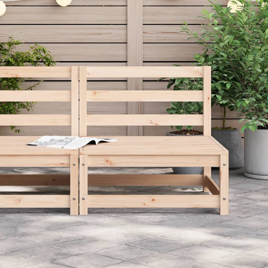 Tuinbank Zonder Armleuningen 70X70X67 Cm Massief Grenenhout Natuurlijk grenenhout Stoel
