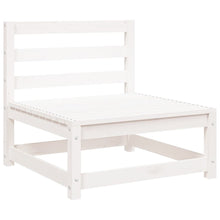 Tuinbank Zonder Armleuningen 70X70X67 Cm Massief Grenenhout Wit Wit grenenhout Stoel