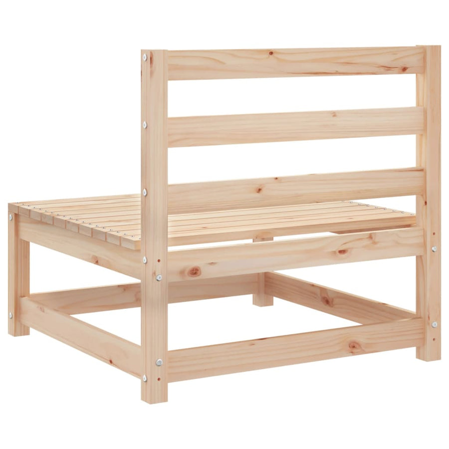 Tuinbank Zonder Armleuningen 2 St 70X70X67 Cm Grenenhout Natuurlijk grenenhout Tweezitsbank