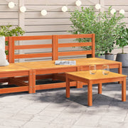 Tuinbank 2 st 70x70x67 cm massief grenenhout wasbruin