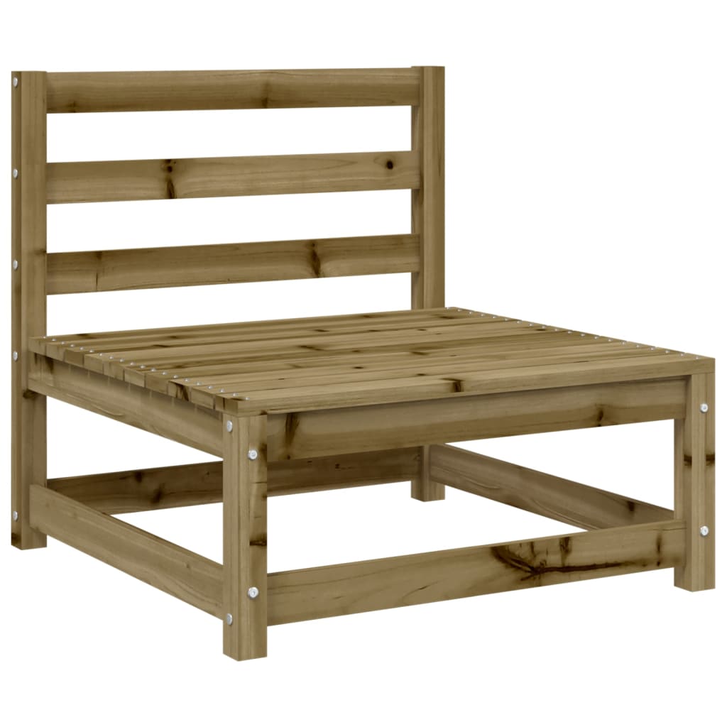 Tuinbanken 2 St Zonder Armleuning 70X70X67 Cm Grenenhout Naturel geïmpregneerd Tweezitsbank