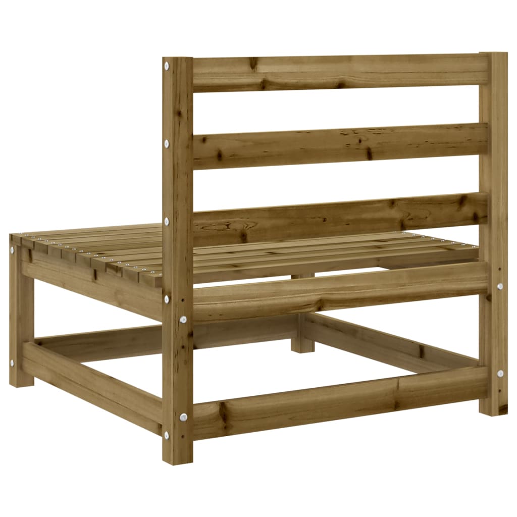 Tuinbanken 2 St Zonder Armleuning 70X70X67 Cm Grenenhout Naturel geïmpregneerd Tweezitsbank