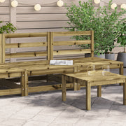 Tuinbank 70x70x67 cm grenenhout (2 stuks)