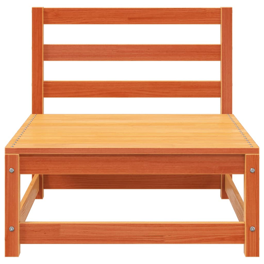 Tuinbank Zonder Armleuning 3 St 70X70X67 Cm Grenenhout Wasbruin Bruingrenen Driezitsbank