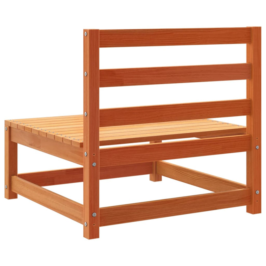 Tuinbank Zonder Armleuning 3 St 70X70X67 Cm Grenenhout Wasbruin Bruingrenen Driezitsbank