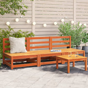 Tuinbank 70x70x67 cm grenenhout wasbruin