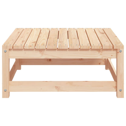 Tuinvoetenbank 70X70X30 Cm Massief Grenenhout Natuurlijk grenenhout Voetensteun