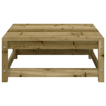 Tuinvoetenbank 70X70X30 Cm Geïmpregneerd Grenenhout Naturel geïmpregneerd Voetensteun