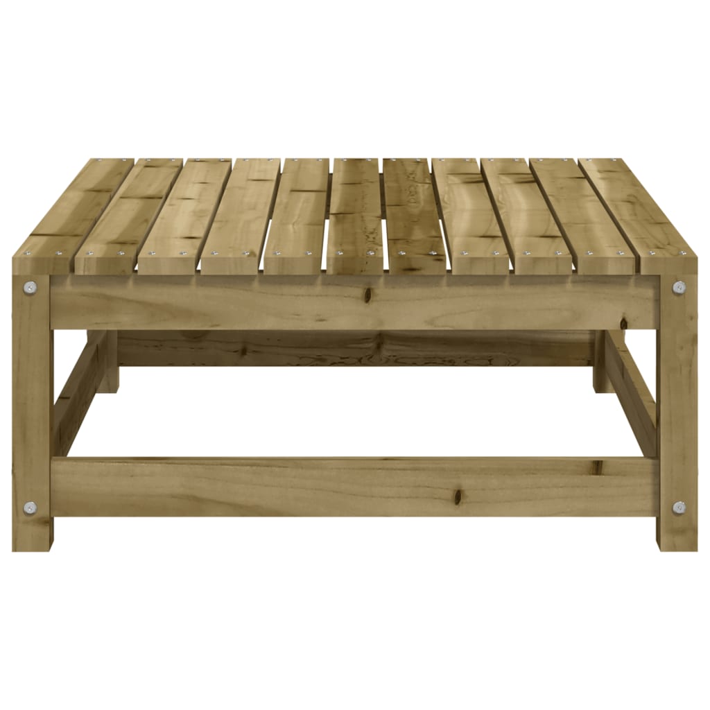 Tuinvoetenbank 70X70X30 Cm Geïmpregneerd Grenenhout Naturel geïmpregneerd Voetensteun