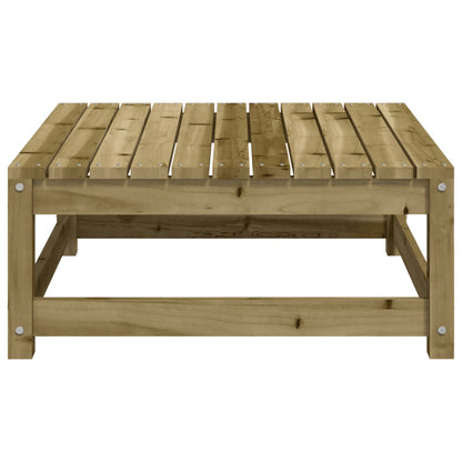 Tuinvoetenbank 70X70X30 Cm Geïmpregneerd Grenenhout Naturel geïmpregneerd Voetensteun