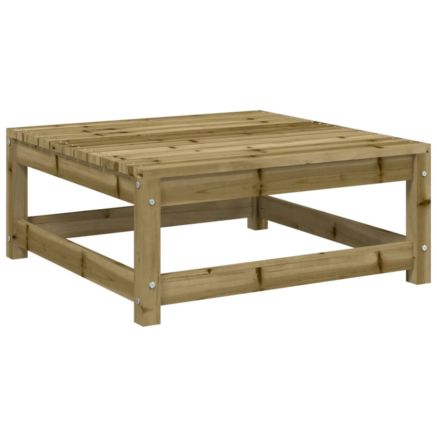 Tuinvoetenbank 70X70X30 Cm Geïmpregneerd Grenenhout Naturel geïmpregneerd Voetensteun