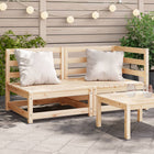 Tuinbank 2-zits massief grenenhout 140x70x67 cm