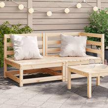 Tuinbank 2-Zits Massief Grenenhout Natuurlijk grenenhout corner + chair
