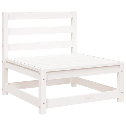 Tuinbank 2-Zits Massief Grenenhout Wit Wit grenenhout corner + chair
