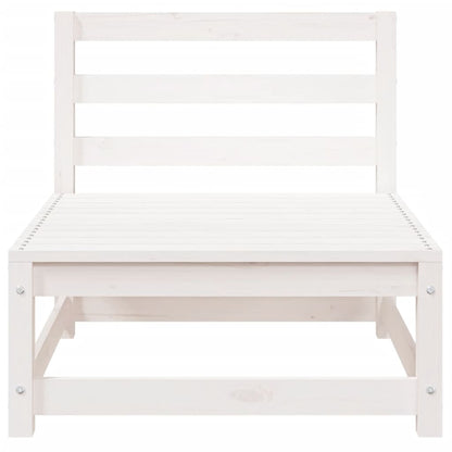Tuinbank 2-Zits Massief Grenenhout Wit Wit grenenhout corner + chair