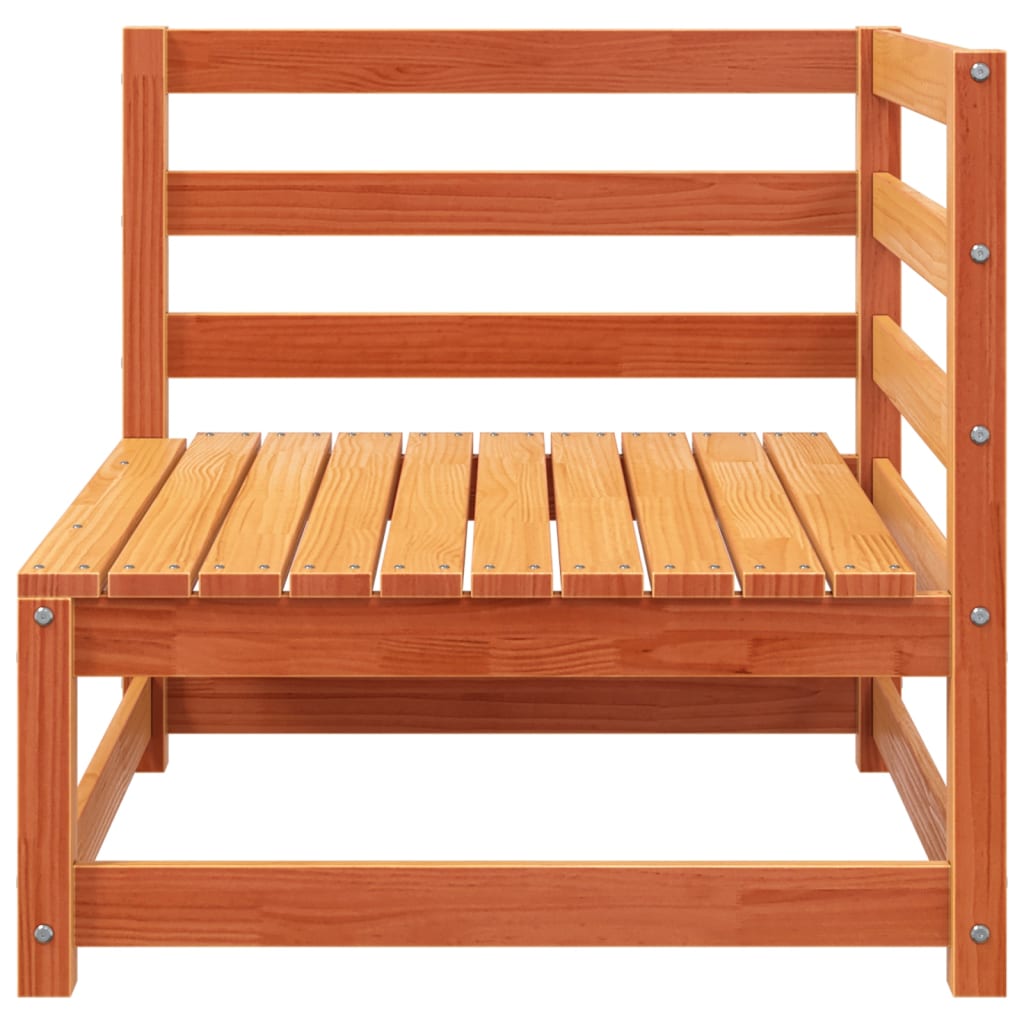 Tuinbank 2-Zits Massief Grenenhout Wasbruin Bruingrenen corner + chair