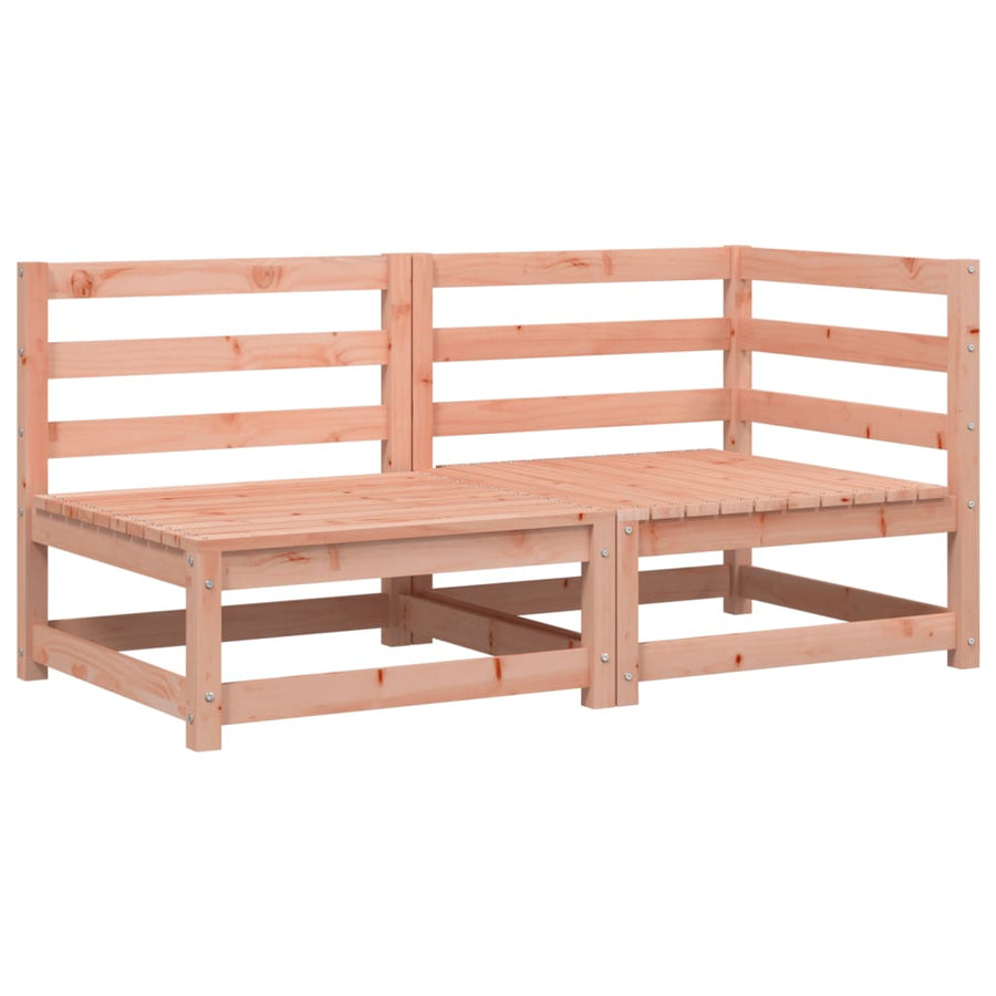 Tuinbank 2-Zits Massief Douglashout Natuurlijk douglashout corner + chair