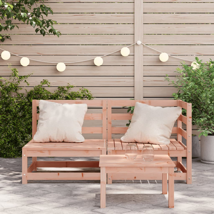 Tuinbank 2-Zits Massief Douglashout Natuurlijk douglashout corner + chair