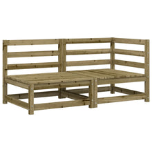 Tuinbank 2-Zits Geïmpregneerd Grenenhout Naturel geïmpregneerd corner + chair