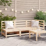 Tuinbank 3-zits massief grenenhout 210 cm