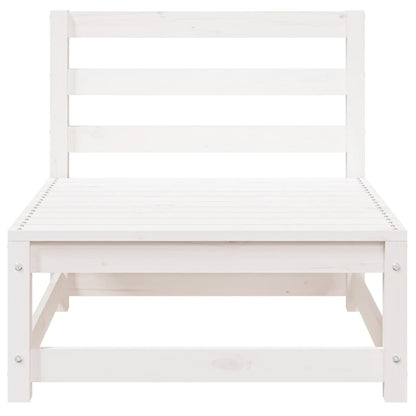 Tuinbank 3-Zits Massief Grenenhout Wit Wit grenenhout corner + 2x chair