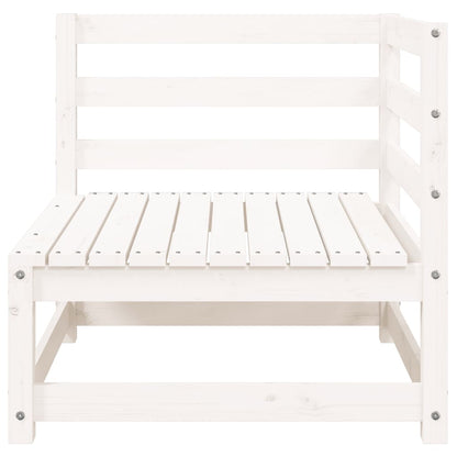 Tuinbank 3-Zits Massief Grenenhout Wit Wit grenenhout corner + 2x chair