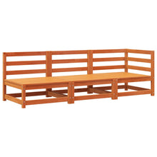 Tuinbank 3-Zits Massief Grenenhout Wasbruin Bruingrenen corner + 2x chair