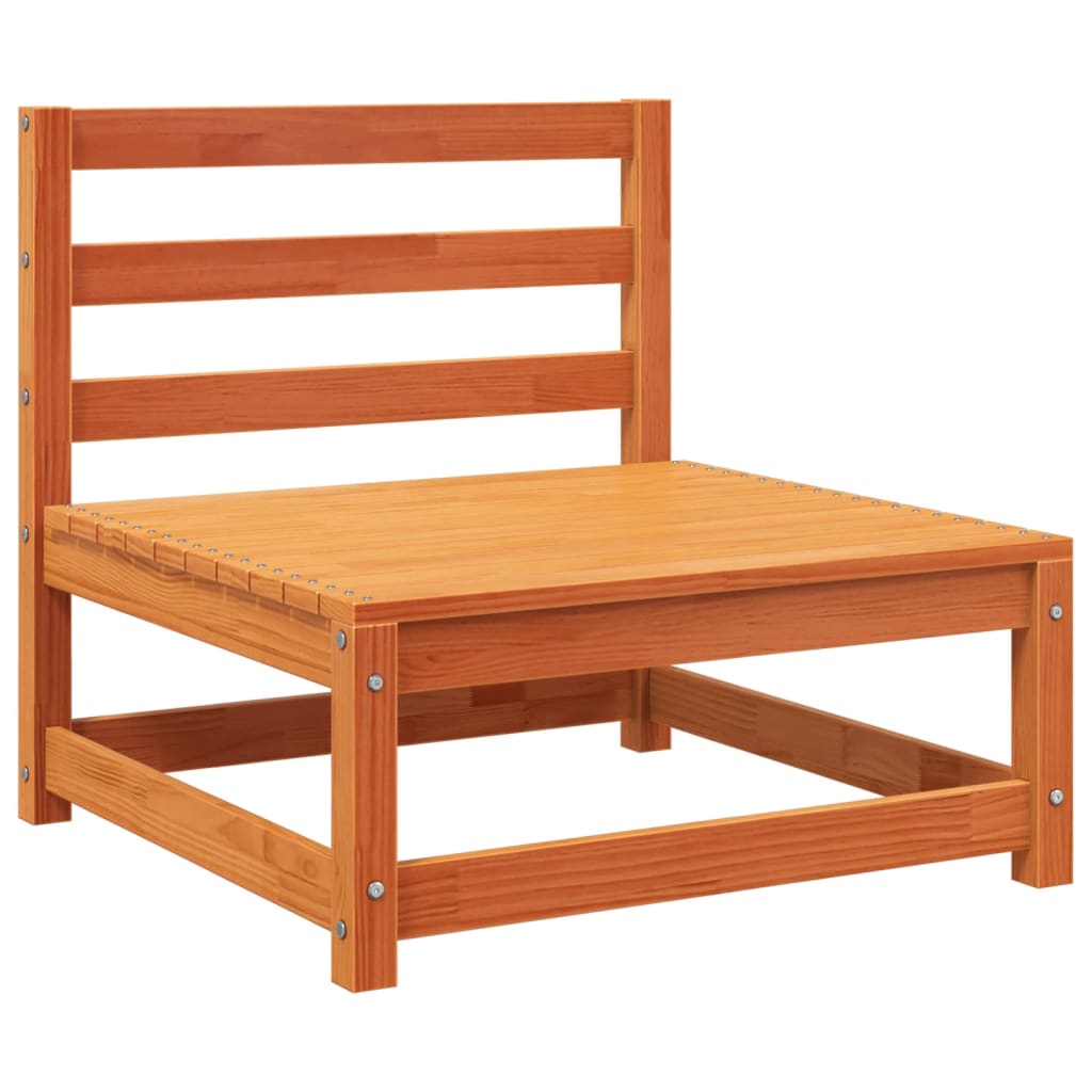 Tuinbank 3-Zits Massief Grenenhout Wasbruin Bruingrenen corner + 2x chair