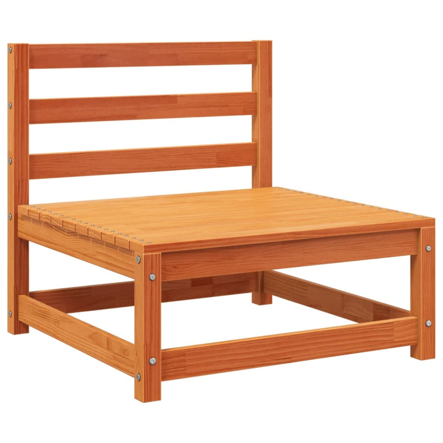 Tuinbank 3-Zits Massief Grenenhout Wasbruin Bruingrenen corner + 2x chair