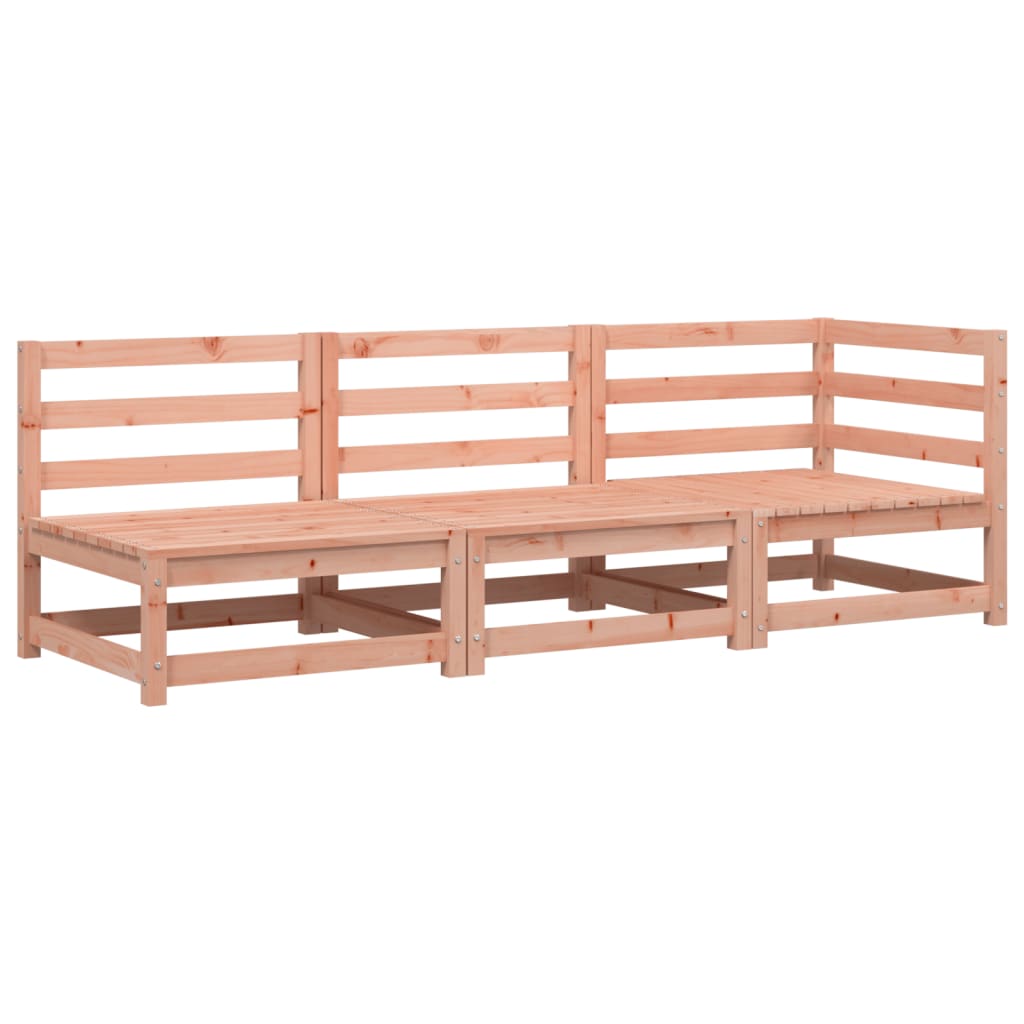 Tuinbank 3-Zits Massief Douglashout Natuurlijk douglashout corner + 2x chair